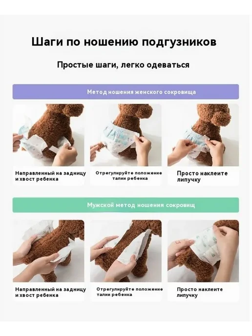 Пеленки для животных одноразовые 33х45 100 шт S, 33x45, 100 шт, фото 2