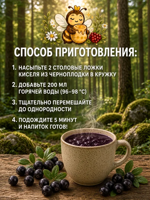 Кисель Ягодный "Сибирские ягоды" быстрорастворимый 1 кг, 250 г, фото 3