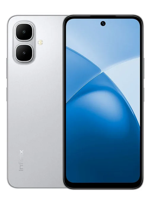 Смартфон Infinix Smart 10 4/128 ГБ, серебристый, фото 2