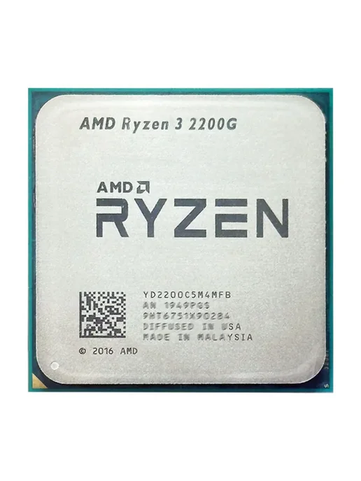 AMD R3 2200G Ryzen 3 2200G Used 3.5 GHz Zen 0.014 CPU YD2200C5M4…, 2200 г, 2200 г, фото 4