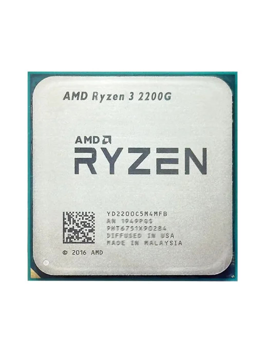 AMD R3 2200G Ryzen 3 2200G Used 3.5 GHz Zen 0.014 CPU YD2200C5M4…, 2200 г, 2200 г, фото 5