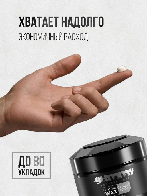 GUMMY PROFESSIONAL Матовая паста для укладки волос Gummy Casual Look 50 мл M1, 50 мл, фото 5