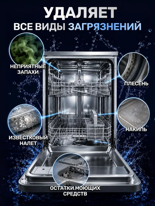 LOTTA Очиститель для посудомоечной машины 250 мл Лайм и мята, 250 мл, фото 2
