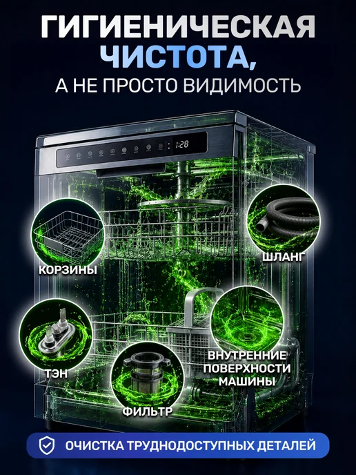 LOTTA Очиститель для посудомоечной машины 250 мл Лайм и мята, 250 мл, фото 3