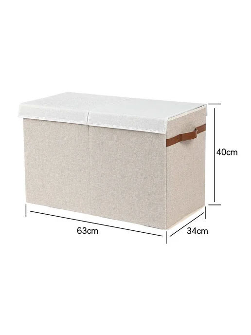 Коробка для игрушек серого цвета Р. as described Цв. Beige, серый, фото 3