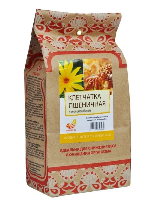 AvrAm Клетчатка пшеничная с топинамбуром Дивинка 300гр, 300 г, фото 2