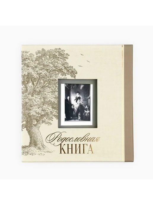 Семейная летопись в стильной рамке, бежевый, фото 2