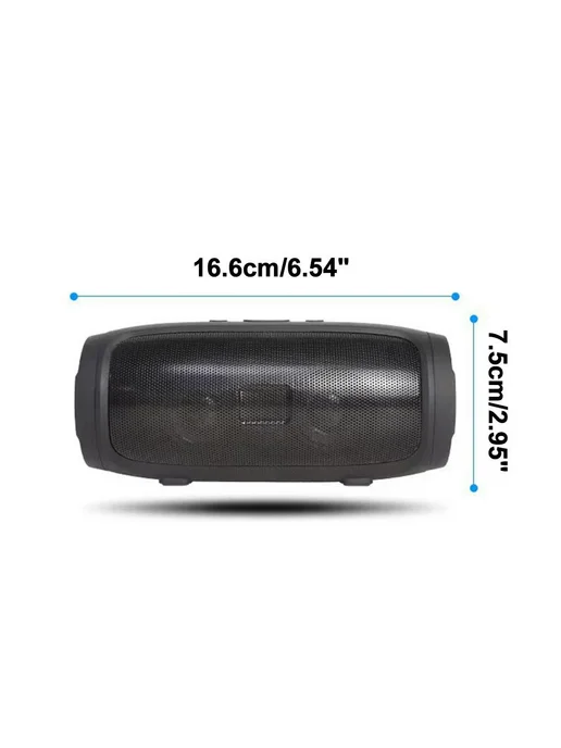 J007 Колонка портативная Bluetooth с объемным звуком красная, красный, фото 2