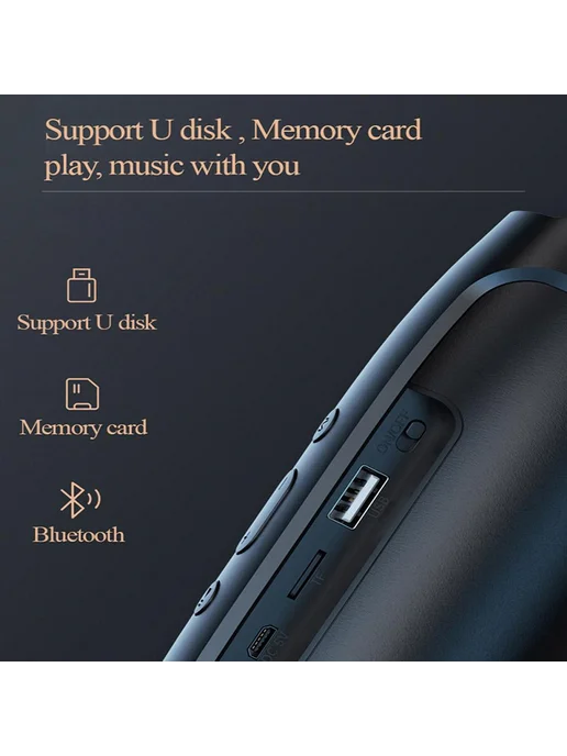 J007 Колонка портативная Bluetooth с объемным звуком красная, красный, фото 5