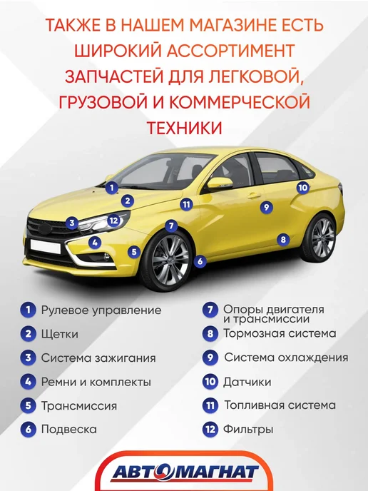 АВТОМАГНАТ Переключатель подрулевой, указателей поворота, вариант, фото 7