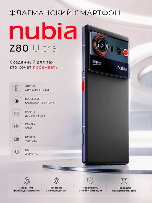 Смартфон ZTE Neo 5 16/512 ГБ, черный