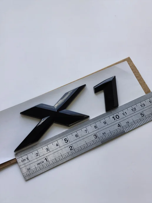 Шильдик X1 для багажника автомобиля, эмблема 11x3,2 см, 11x3.2 см, фото 3