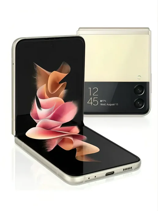 Смартфон Samsung Z Flip3 8/256 ГБ, золотой, фото 2