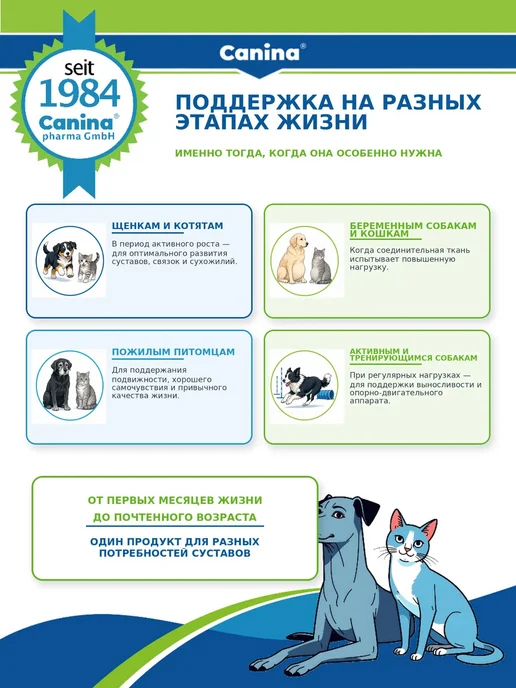 Canina pharma GmbH Хондропротектор для собак и кошек Canina Velox Gelenk, 150 г, 150 г, фото 5