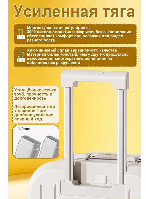 Дорожный чемодан на колесах 2 шт XS, S ручная кладь, 2 шт, фото 6