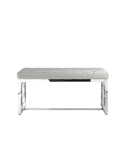 STOOL GROUP Пуфик для прихожей, Бруклин, серебристый, фото 5