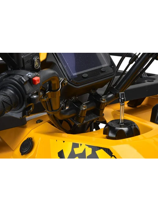 MotoHouse Квадроцикл MotoLand бензиновый 200 кубов 4 такта желтый, желтый, фото 5