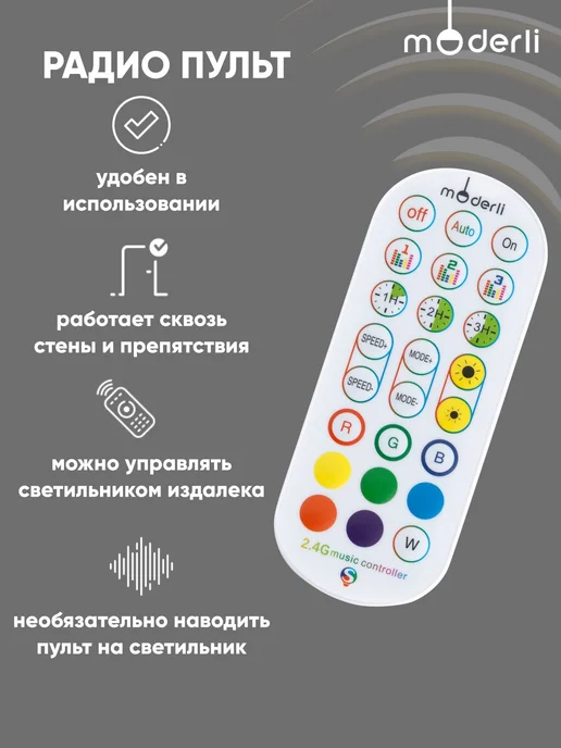 Moderli Торшер напольный светодиодный V11026-FL DIY, белый, фото 7