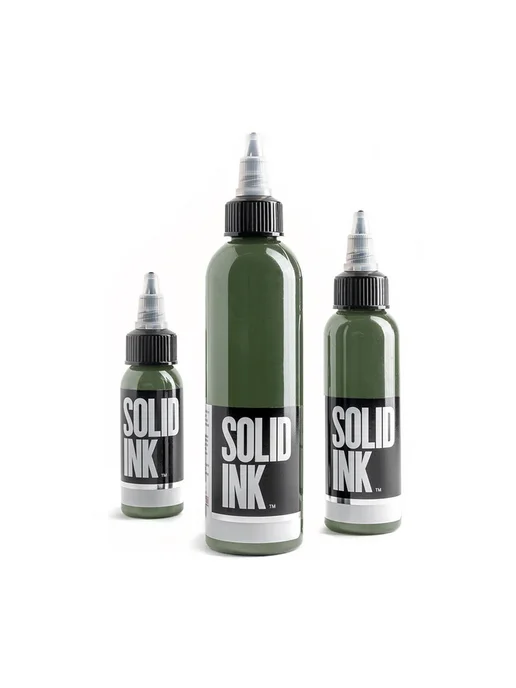 Solid Ink Тату-пигмент Olive (10 мл), 10 мл