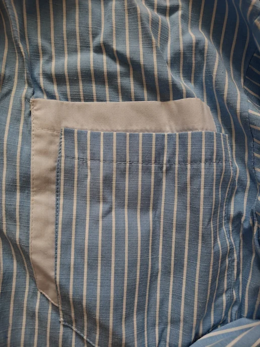 ADEMI WEAR Блузка школьная нарядная рубашка, голубой, фото 3