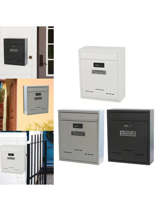 Уличный почтовый ящик код, большой, защита от влаги, вариант, фото 4