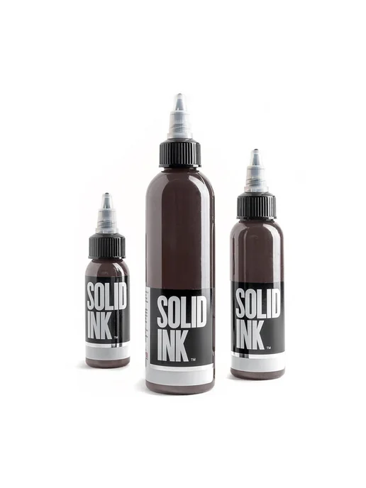 Solid Ink Тату-пигмент Solid InkChocolate (10 мл), 10 мл, бежевый
