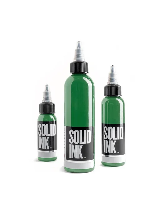 Solid Ink Тату-пигмент Medium Green (10 мл), 10 мл