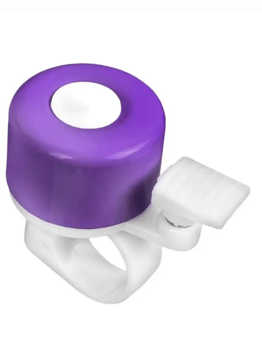 Vinca Sport Звонок велосипедный на руль фиолетовы белый (YL11violet), белый, фото 6