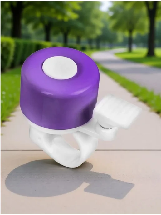 Vinca Sport Звонок велосипедный на руль фиолетовы белый (YL11violet), белый, фото 8