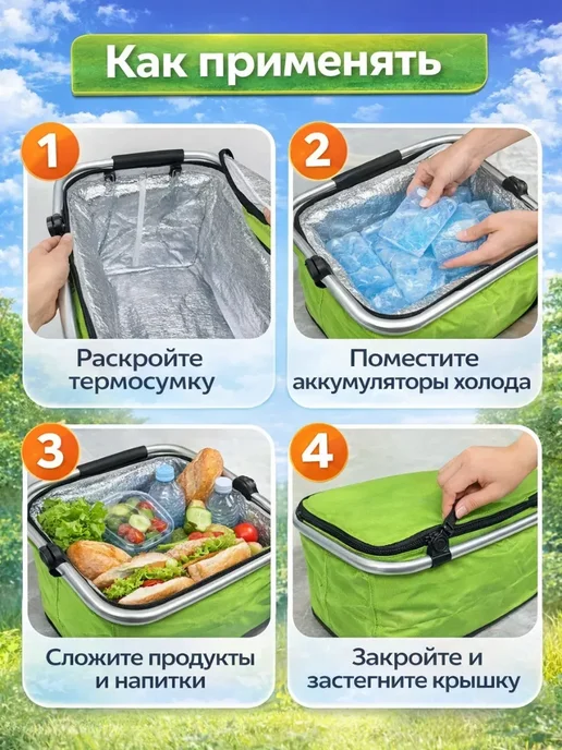 LNV88 Термосумка холодильник для пикника*, вариант, фото 3