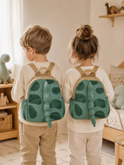 BUNNY BAG Детский рюкзак в садик, зеленый, фото 3