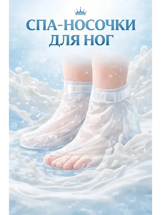 ВД20 Спа-носочки для ног*, белый, фото 3