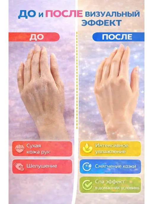 FloraMa Маска-перчатки для рук увлажняющие*, вариант, фото 2