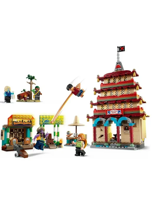 LEGO. Конструктор пираты Ван Пис Битва в парке Арлонг 926 деталей, вариант, фото 3