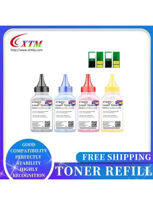 xintemei Совместимый тонер CF400A с чипом CF400A CF401A CF402A CF403A, MA 1 Toner 1, фото 2