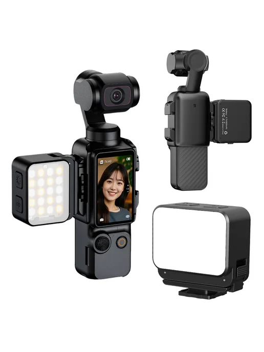 Магнитный салфетный LED-вспышка для DJI Osmo Pocket 3, вариант, фото 2