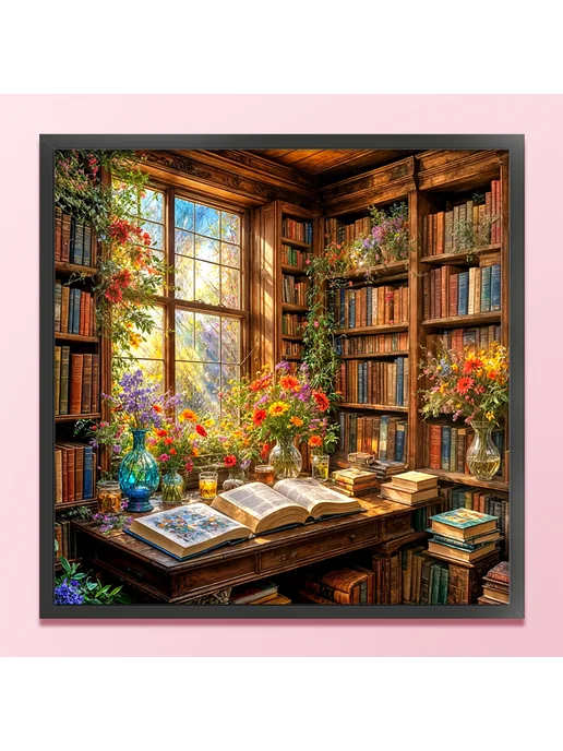 Клубочный набор Вышивка крестом для дома 40x40см, 40x40 см