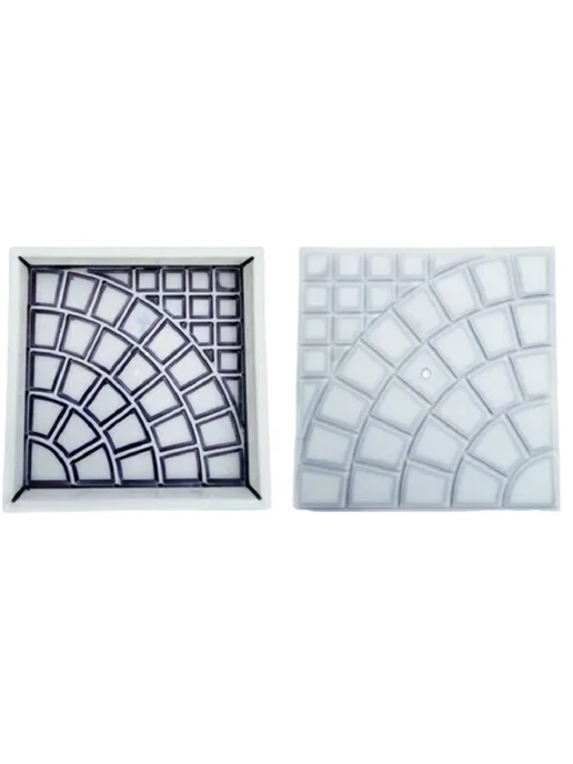 Пластиковая форма для кирпича, многоразовая, 25x25x4см, 25x25x4 см, фото 2