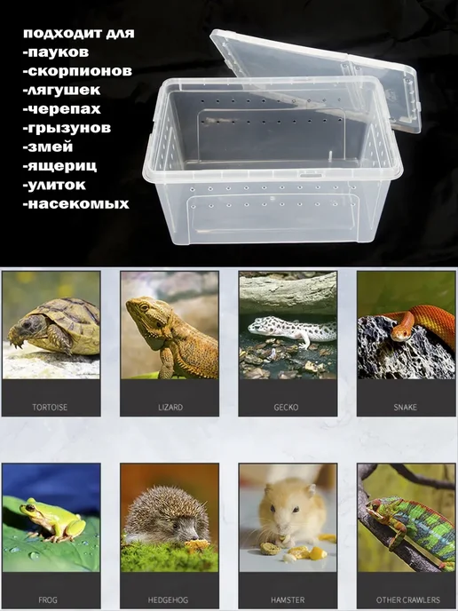Контейнер для животных 26.5X18.5X11.5 см, 26.5x18.5x11.5 см, фото 3