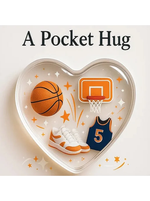 Подарочный подарок Heart Shaped Basketball с картой для спор, вариант, фото 6