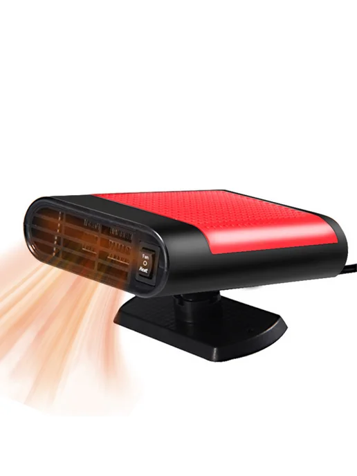 Обогреватель для авто 12 24V Anti-Fog с вращением 360°, крас, вариант, фото 3