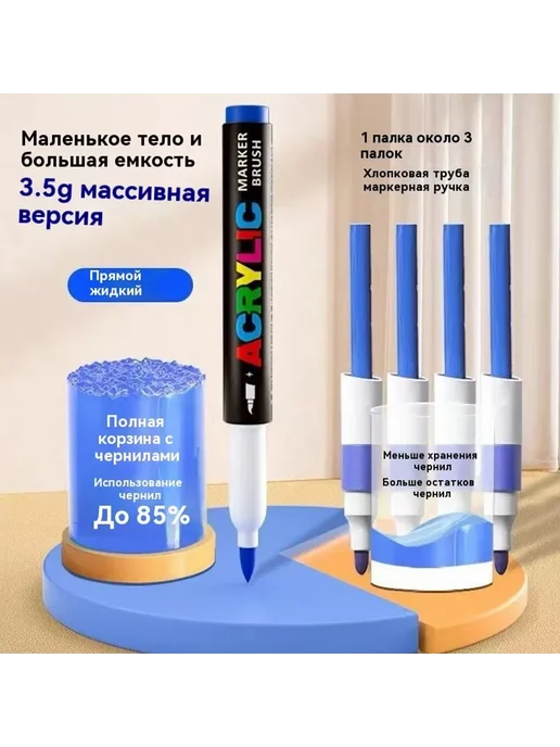 Студент акриловая маркерная ручка, вариант, фото 4