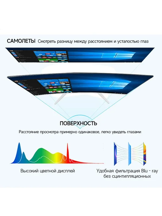 BEIKING моноблок Криволинейный экран 32-дюймовый i5 12450H 16G 256GB, 32 г, 1024 ГБ, фото 7