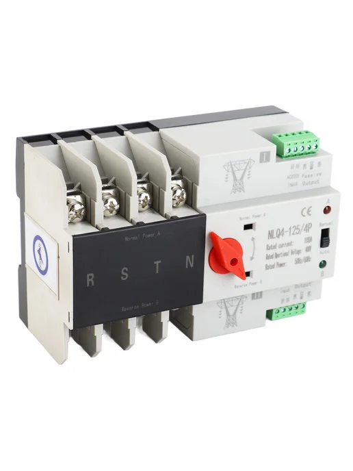 ATS 4P 100A AC400V DIN-рейка, вариант, фото 3