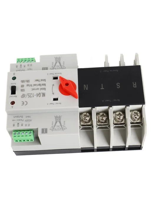 ATS 4P 100A AC400V DIN-рейка, вариант, фото 8