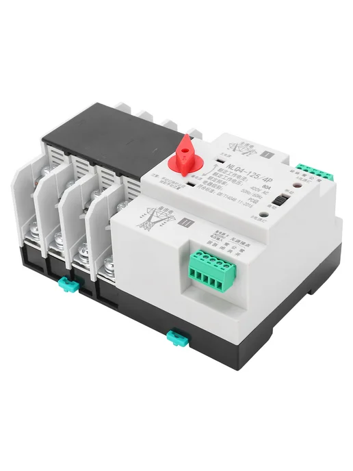 ATS 4P 63A AC400V DIN-рейка, 80A DIN-рейка, фото 4