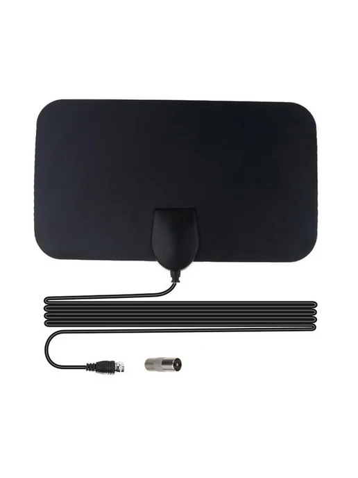 ТВ-антенна DVB-T2 цифровая HD, черная, мини, для дома дачи, черный, фото 3