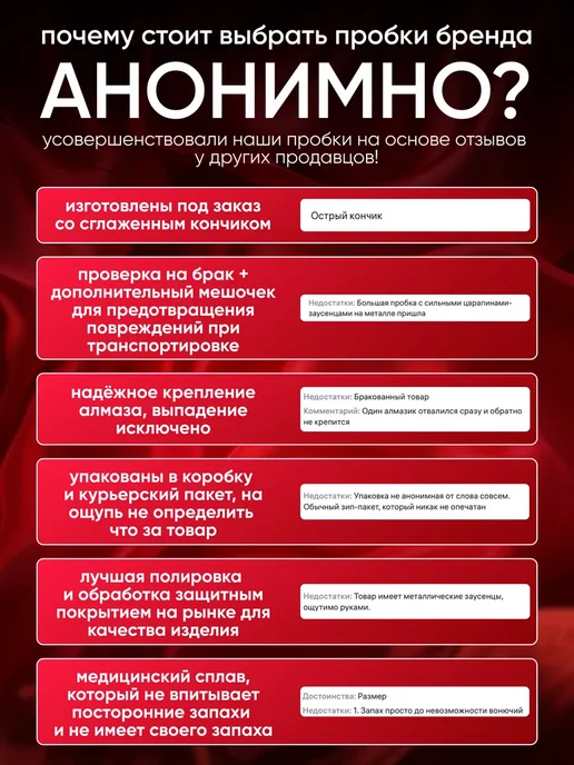 Анальные пробки, набор для секса 3 шт S,M,L, 3 шт, фото 6
