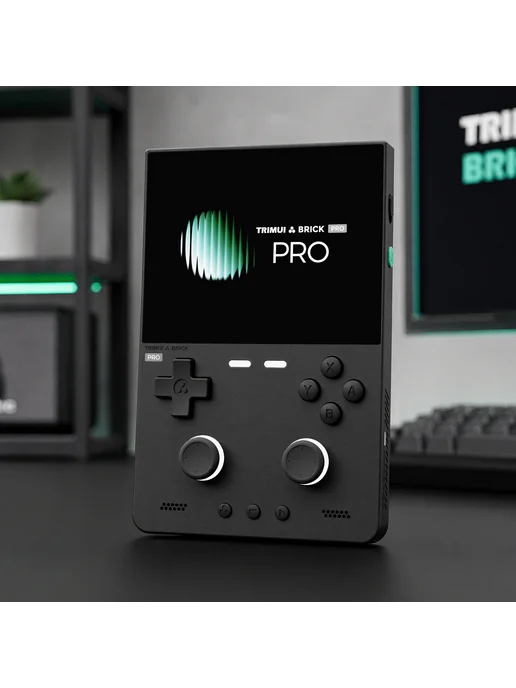 Для TRIMUI Brick Pro открытая консоль д игр (Черный), черный, фото 3