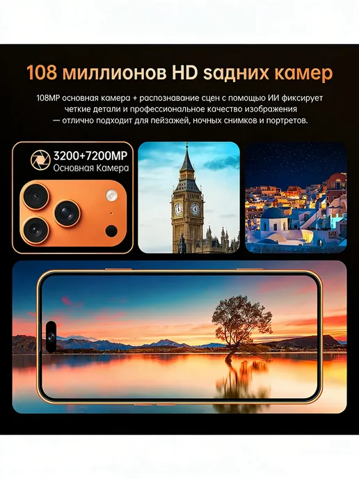 Смартфон Pro Max Iphonc 17 Pro Max 12/512 ГБ, фиолетовый, фото 6